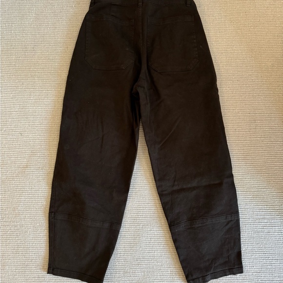 Everlane barrel leg jeans womens 8 Tall black - Picture 2 of 2